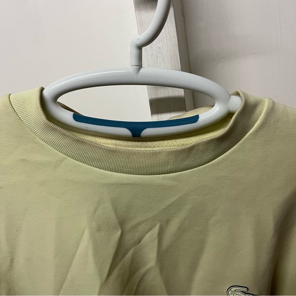 LACOSTE SH0068 6GD Men's Loose Fit Two-Ply Piqué Sweatshirt Size XL - Picture 7 of 10